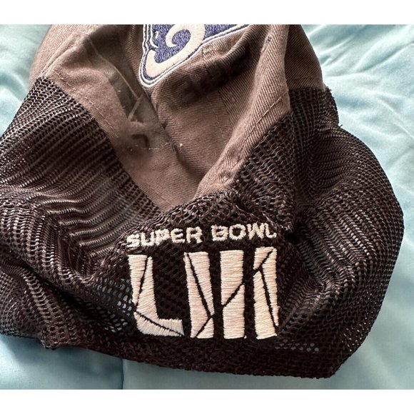 Vintage NFL St. Louis Rams LOGO Superbowl 53 Strapback Cap ‘47 Brand - Picture 3 of 9